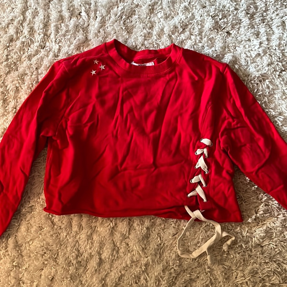 Cropped SoulCycle sweatshirt